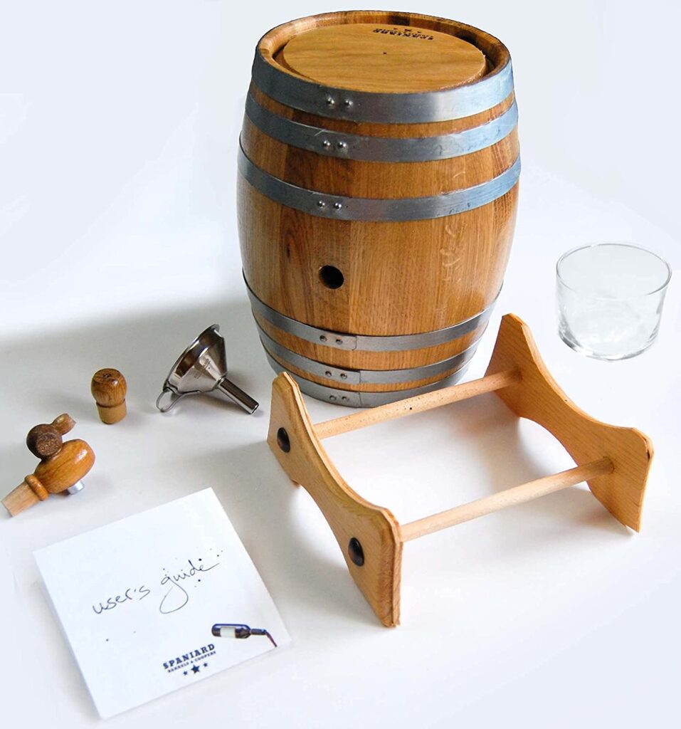 Tonneau de vin en bois Artisanal de 1 à 10 litres